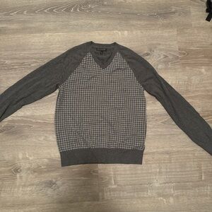 Banana Republic Charcoal V-Neck Sweater